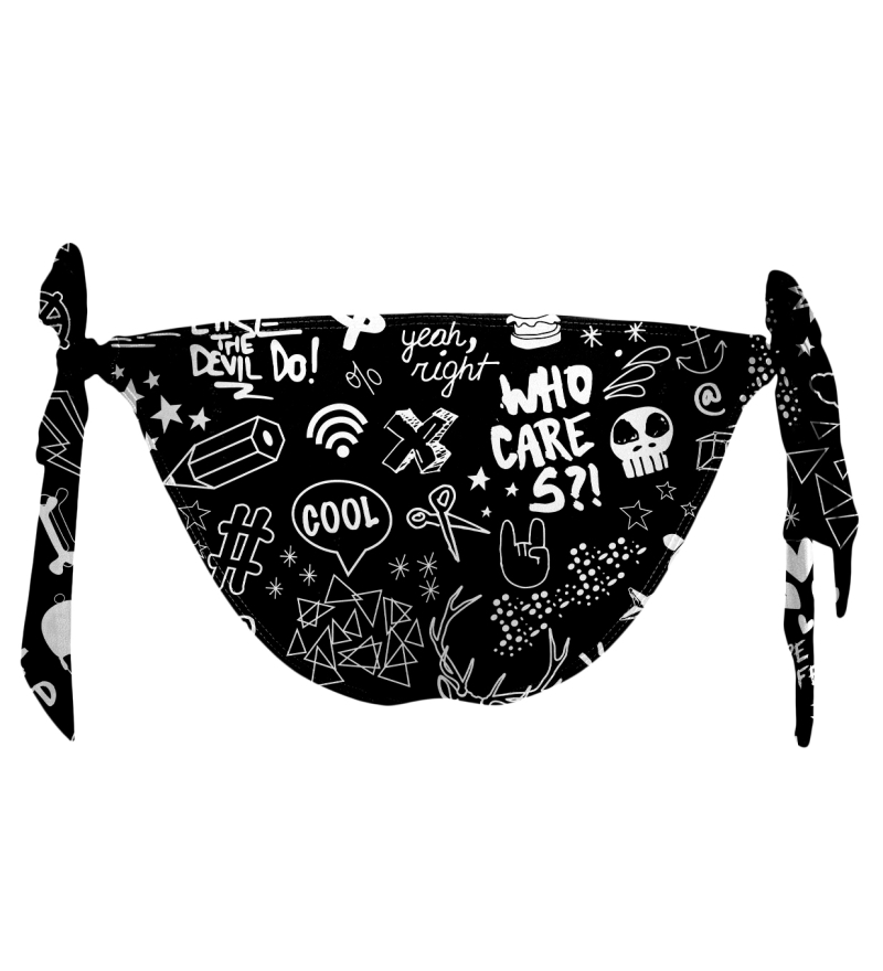 Doodle Bikini Bows Bottom