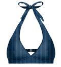 Wiązana góra od bikini Fk You navy