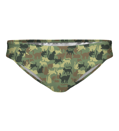 Camo cats Regular Bikini Bottom