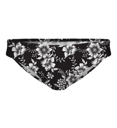 Dark Flowers Regular Bikini Bottom