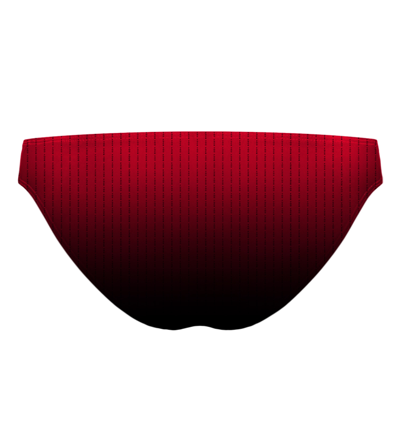 Klasyczny dół od bikini Fk you Crimson Night