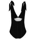 Fk You Black one piece swimsuit
