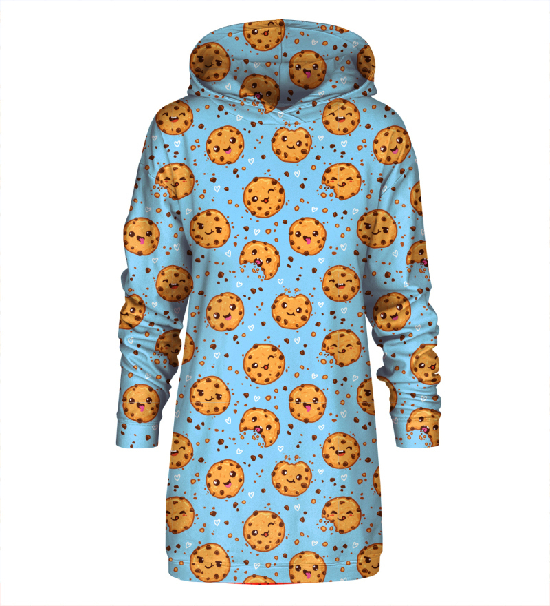 Cookies make me Happy Hoodie Oversize Dress