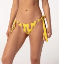 Dół od bikini z związaniami Hawaii Pineapple