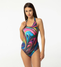 Spill the Tint open back swimsuit