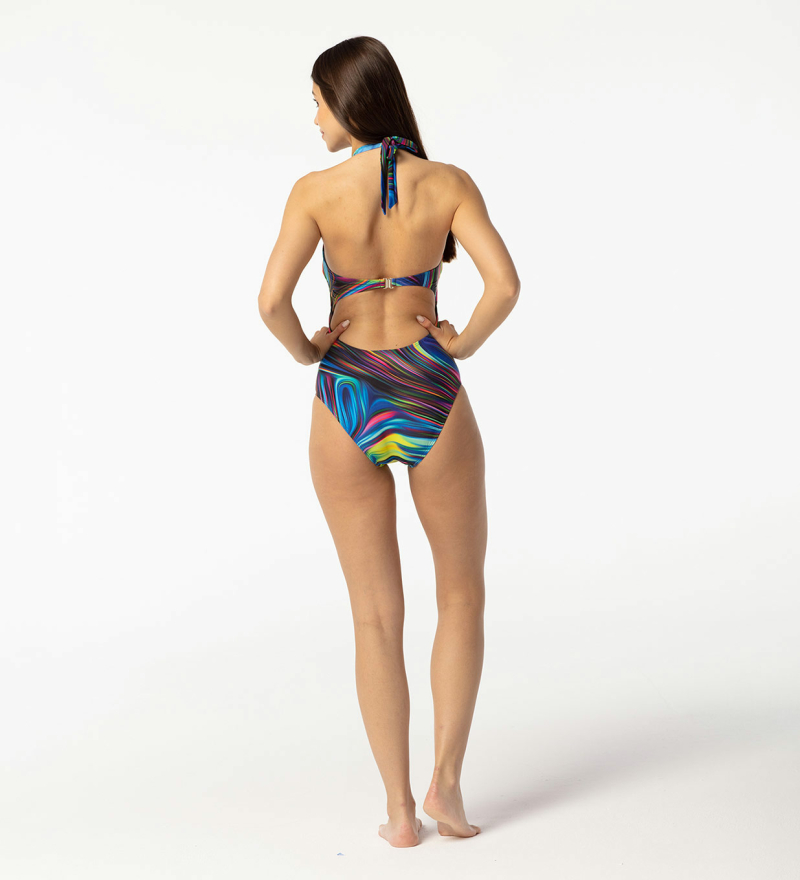 Spill the Tint open back swimsuit