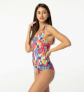 It's Complicated open back swimsuit