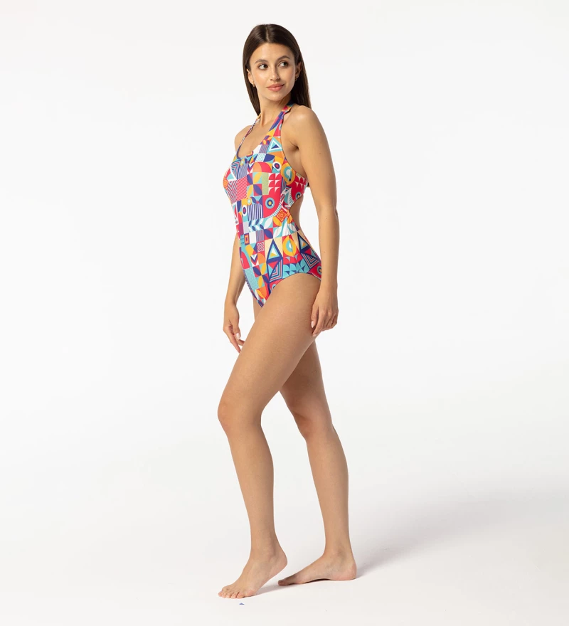 It's Complicated open back swimsuit