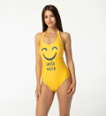 Smile open back swimsuit