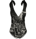 The Vision of The Valley of The Dry Bones one piece swimsuit