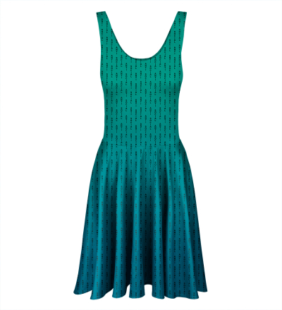 Rozkloszowana Sukienka Phthalo ANTI SOCIAL Oversize