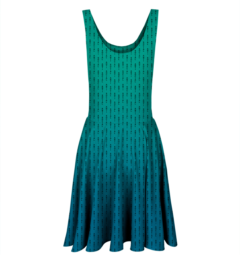 Phthalo ANTI SOCIAL Oversize Circle Dress