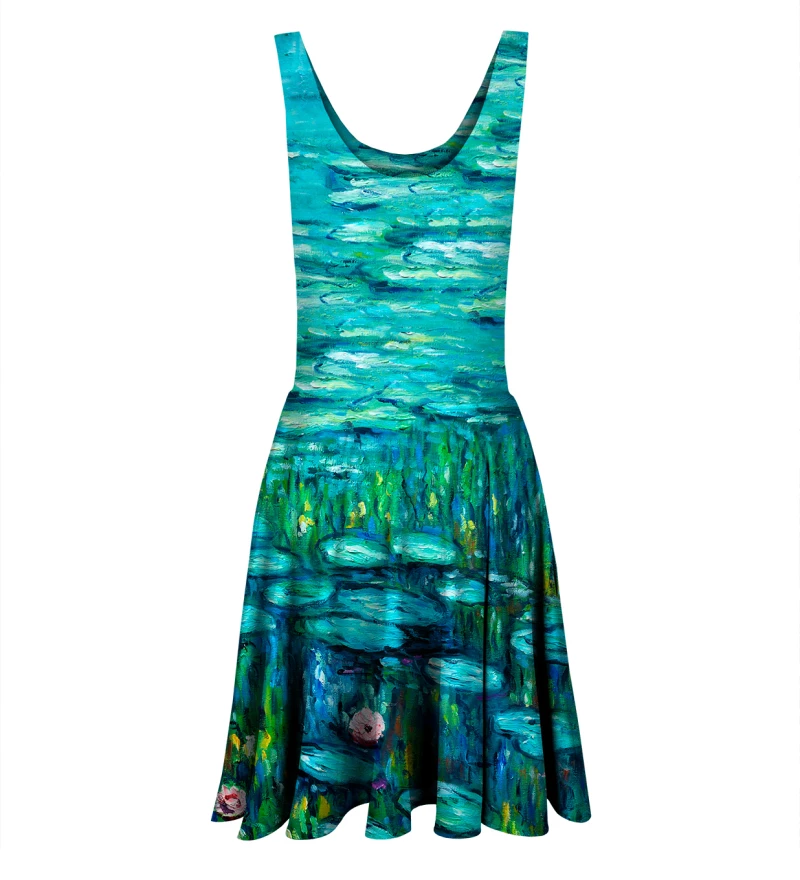 Water Lillies Circle Dress