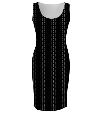 Fk You Black Simple Dress