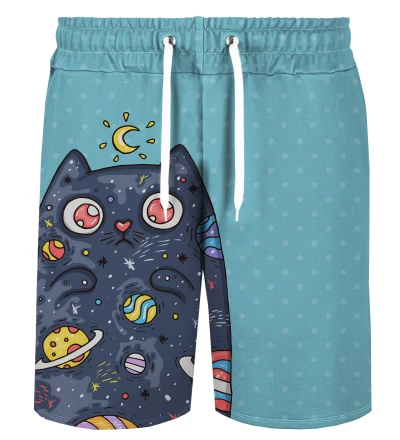 Space Cat Casual Shorts