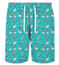 Teal I Die Casual Shorts