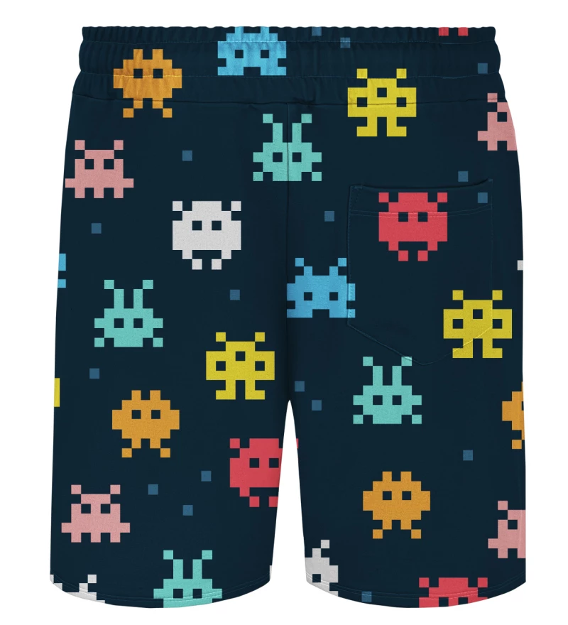 Space Invaders Casual Shorts
