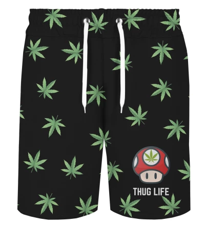 Thug Life Casual Shorts