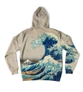 Bluza z kapturem oversize Great Wave