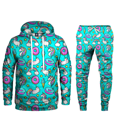 Teal I Die Hoodie & Sweatpants Set