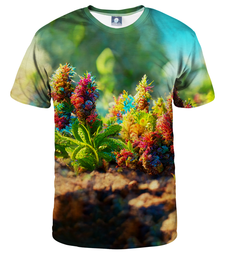 T-shirt Colorful Weed Plant