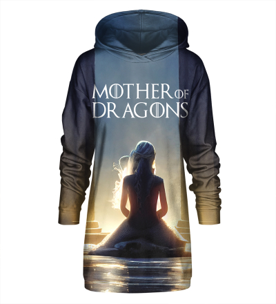 Sukienka oversize z kapturem Mother of Dragons