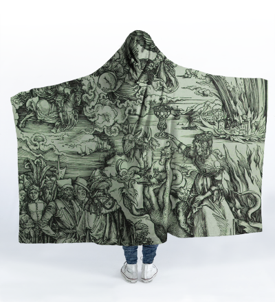 Durer Series - Apocalypse  hooded blanket