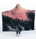 Forest hooded blanket