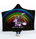 Kill them All hooded blanket