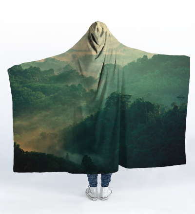 Mouthful hooded blanket