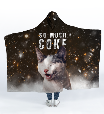 So much Snow hooded blanket