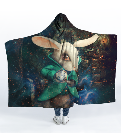 Wonderland hooded blanket