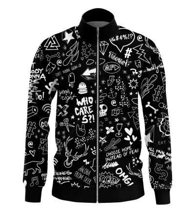Doodle track jacket