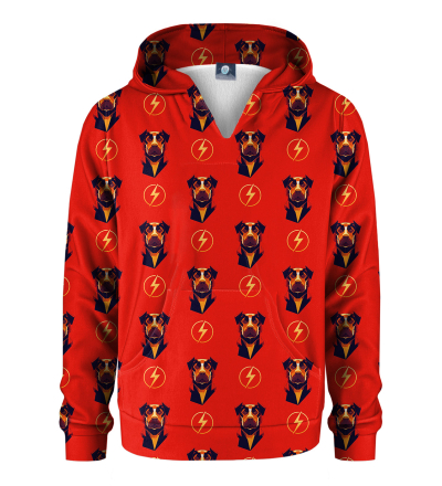 Flash Dog pattern kids hoodie