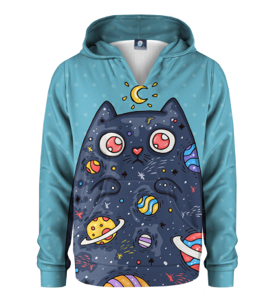Dziecięca bluza z kapturem Space Cat