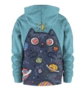Space Cat kids hoodie