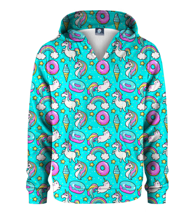 Teal I Die kids hoodie