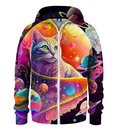 Cosmic Cat kids zip up hoodie
