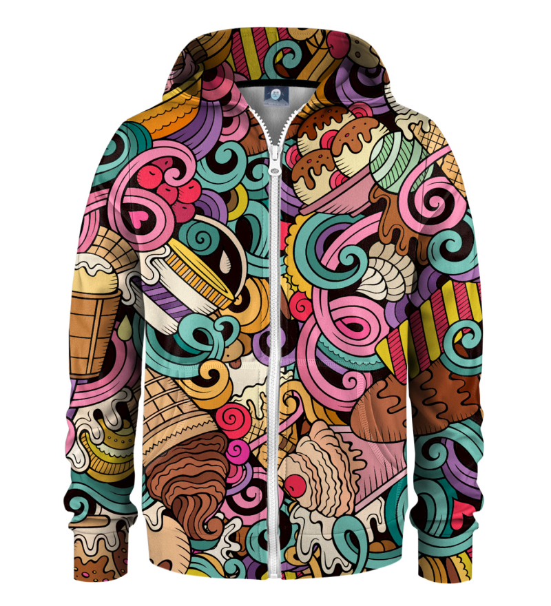 Love thy ice cream kids zip up hoodie Official Store