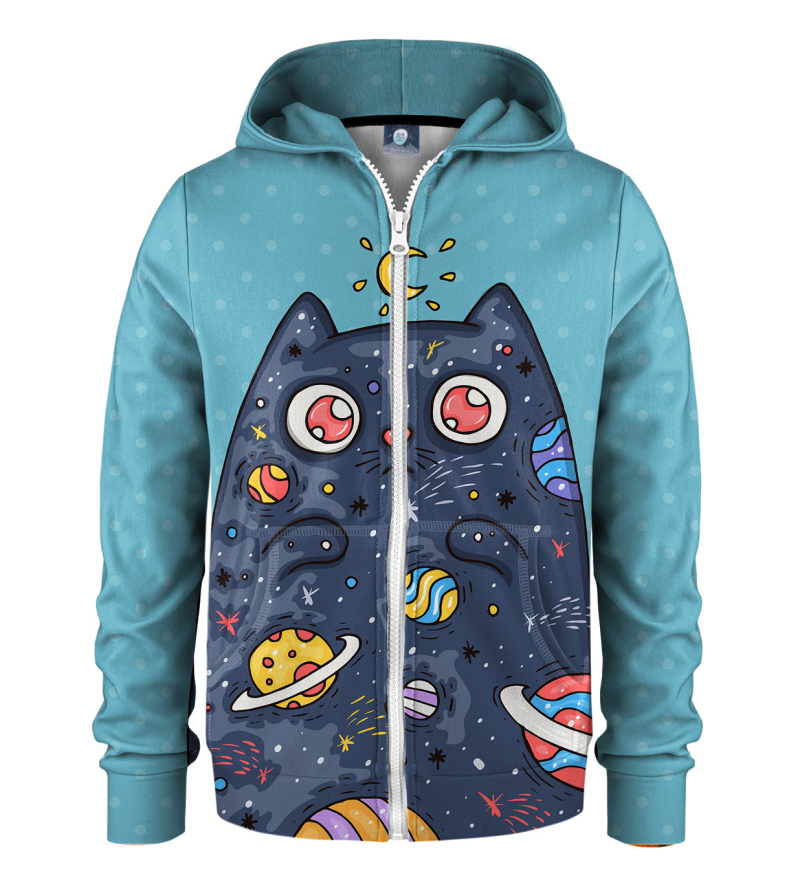 Space Cat kids zip up hoodie - Official Store