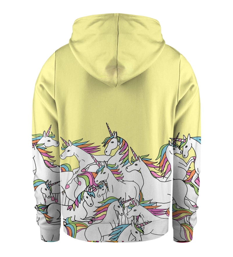 Unicorn kids zip up hoodie