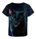 Black cat t-shirt for kids