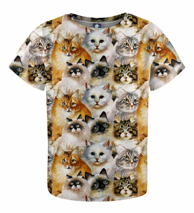 T-shirt dziecięcy Cat heads