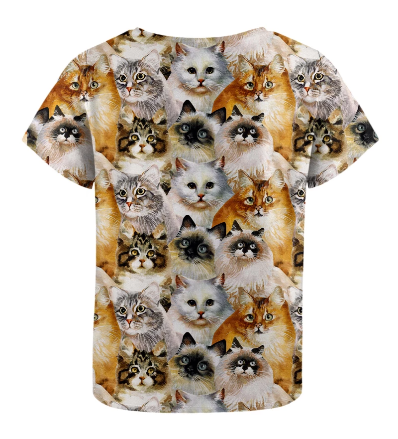 T-shirt dziecięcy Cat heads