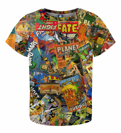 T-shirt dziecięcy Vintage Comics