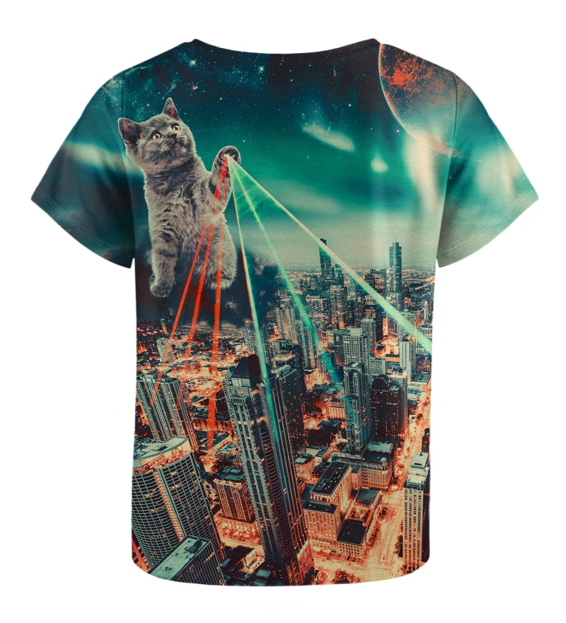 Evil cat t-shirt for kids