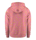 Banana Heaven Pink kids zip up hoodie