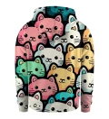 Kittens kids zip up hoodie