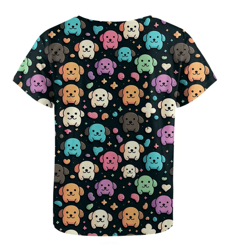 Dog Pattern t-shirt for kids