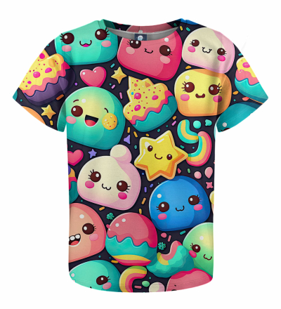 T-shirt dziecięcy Kawaii Pattern